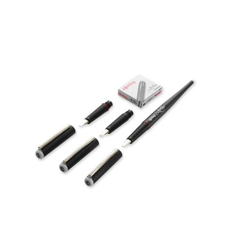 Zestaw do kaligrafii rOtring Pióro + 2 końcówki + naboje - 2